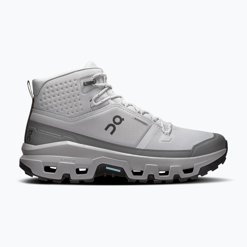 Încălțăminte de drumeție pentru bărbați On Cloudrock Mid Waterproof glacier/alloy