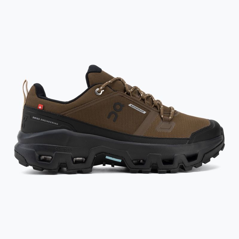 Încălțăminte bărbătească On Cloudrock Low Waterproof earth/black 2