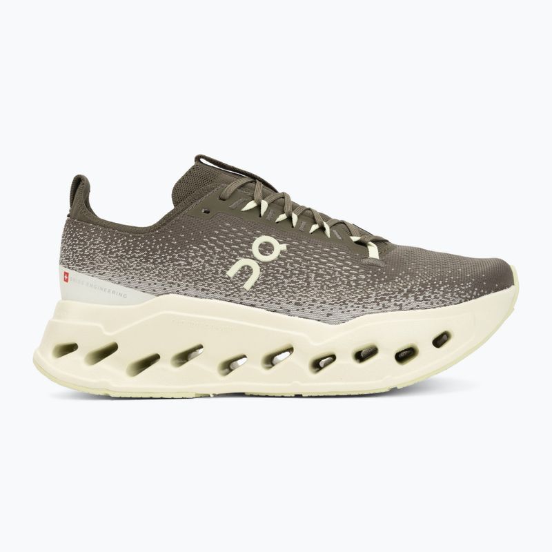 Încălțăminte de alergare pentru bărbați On Cloudsurfer Max Wide olive/seedling 2