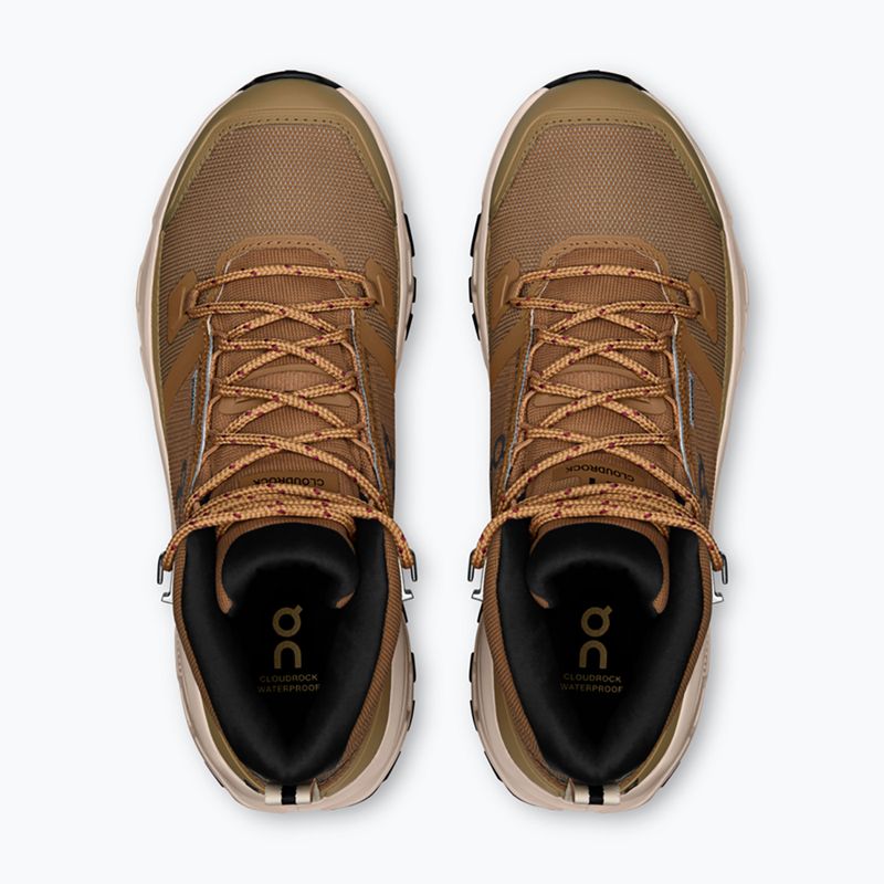 Încălțăminte pentru femei On Cloudrock Mid Waterproof sphinx/sand 6