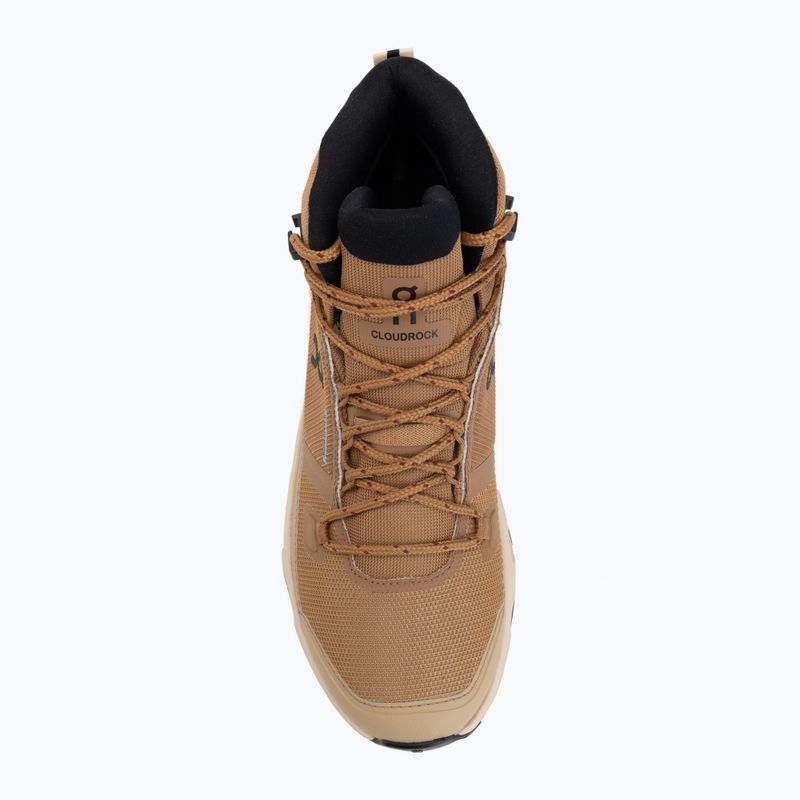 Încălțăminte pentru femei On Cloudrock Mid Waterproof sphinx/sand 5