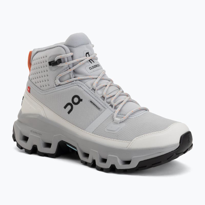 Încălțăminte de drumeție pentru femei On Cloudrock Mid Waterproof glacier/alloy