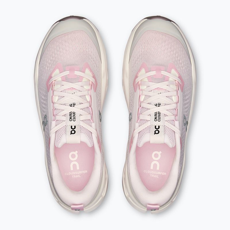 Încălțăminte de alergare pentru femei On Running Cloudsurfer Trail 2 lily/gardenia 6