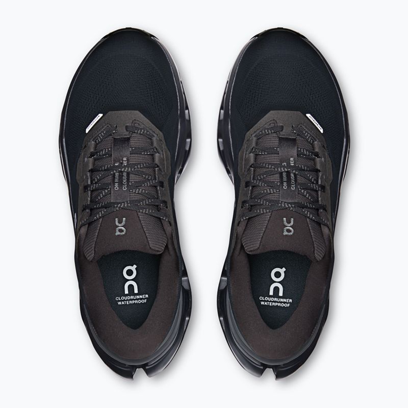 Încălțăminte de alergare pentru femei On Cloudrunner 3 Waterproof black/black 6