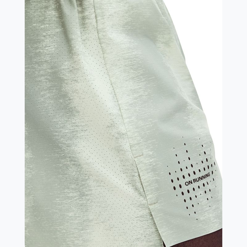 Pantaloni scurți de alergare pentru bărbați On Performance Terra seedling/tin 7