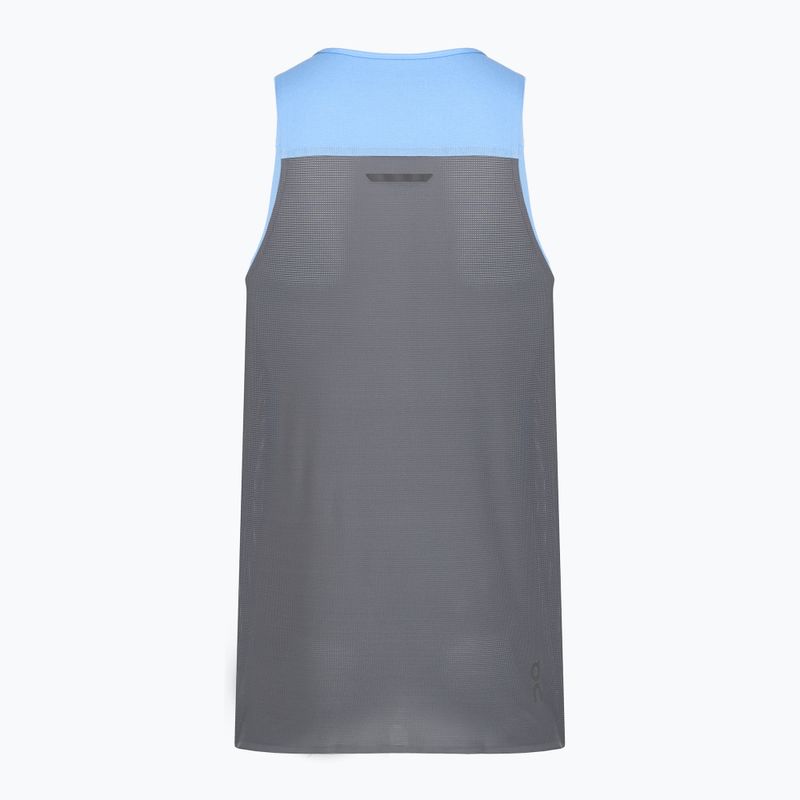 Tricou de alergare pentru bărbați On Performance Tank gourami/rock 2