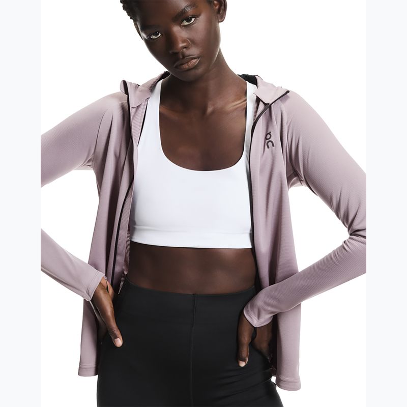 Bluză de alergare pentru femei On Climate Zip Hoodie heron 11