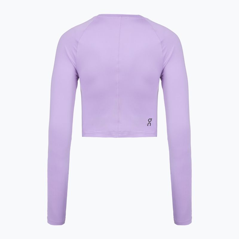 Longsleeve de antrenament pentru femei On Running Studio Long-T Crop bloom 2