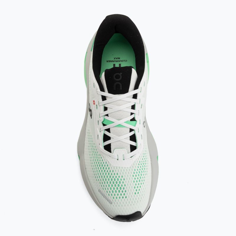 Încălțăminte de alergare pentru bărbați On Cloudrunner 3 Max white/verdite 5