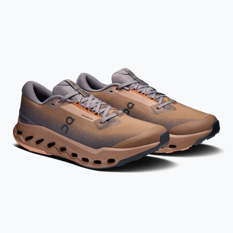 Încălțăminte de alergare pentru bărbați On Cloudsurfer Trail 2 Waterproof portobello/pebble 3