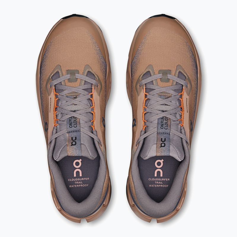 Încălțăminte de alergare pentru bărbați On Cloudsurfer Trail 2 Waterproof portobello/pebble 6