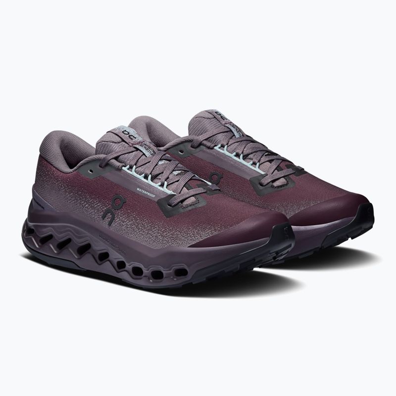 Încălțăminte de alergare pentru femei On Cloudsurfer Trail 2 Waterproof urchin/pebble 3