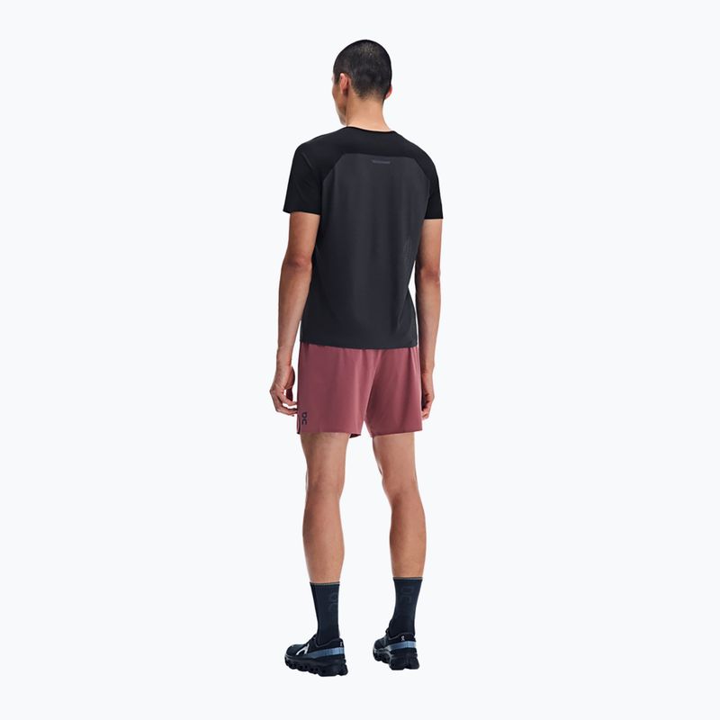 Pantaloni scurți de alergare pentru bărbați On 5" Performance barberry 3