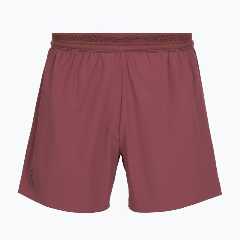 Pantaloni scurți de alergare pentru bărbați On 5" Performance barberry 8
