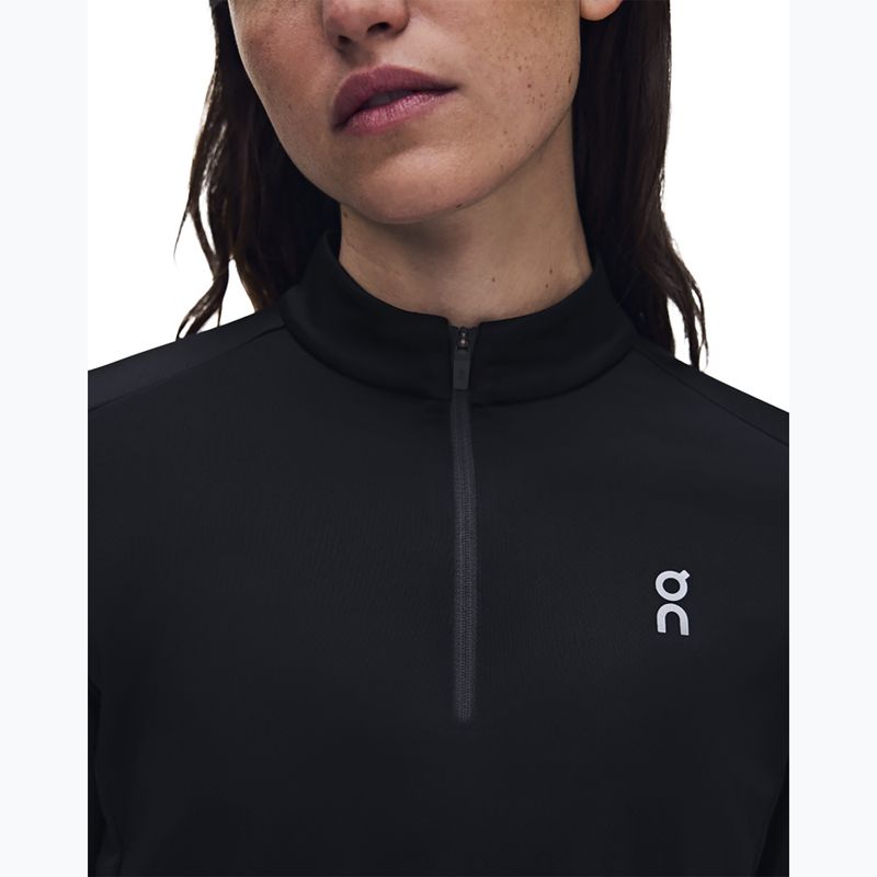 Bluză pentru femei de alergare On Core 1/4 Zip black 6
