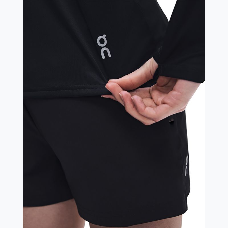 Bluză pentru femei de alergare On Core 1/4 Zip black 7