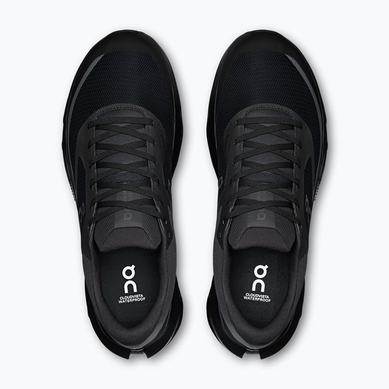 Încălțăminte de alergare pentru bărbați On Cloudvista 3 Waterproof black/black 3