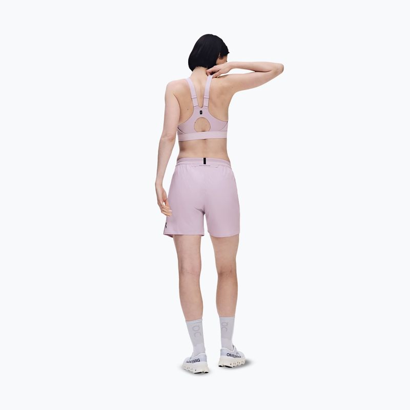 Pantaloni scurți de alergare pentru femei On 5" Performance foxglove 3