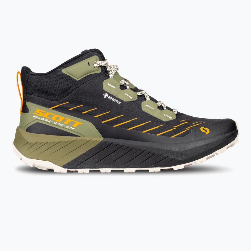 Încălțăminte de alergare pentru bărbați SCOTT Kinabalu 3 Mid Gore-Tex black/fir green 8