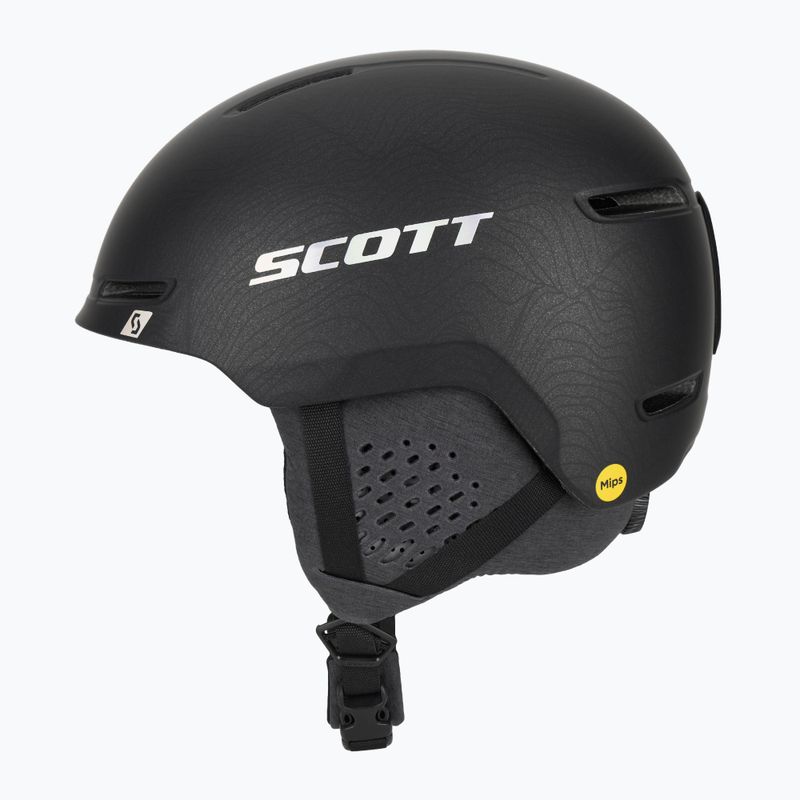 Cască de schi SCOTT Track Plus granite black/holo grey 3