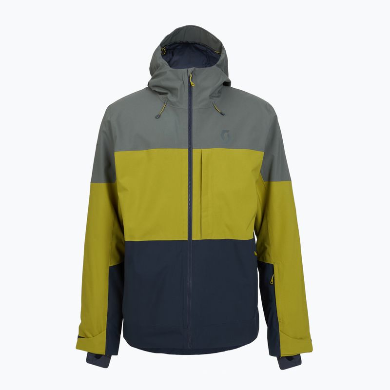 Geacă de schi pentru bărbați SCOTT Ultimate Dryo 10 shadow grey/meadow green