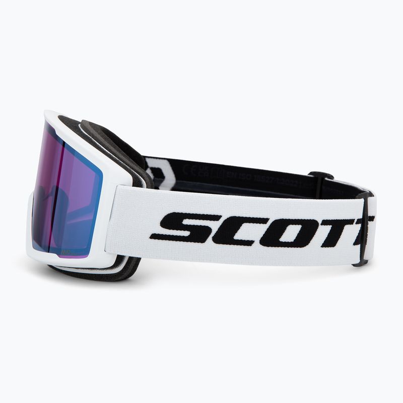 Ochelari de schi SCOTT Factor Pro LS mineral white/black amp ls blue chrome 4