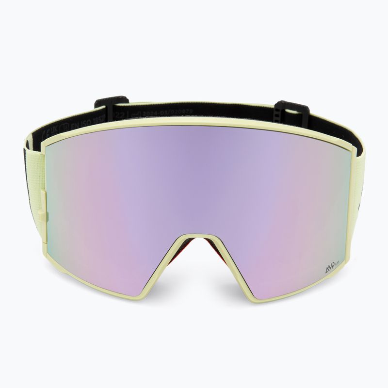 Ochelari de schi SCOTT React AMP Pro acid yellow/amp pro lavender chrome/amp pro green 3