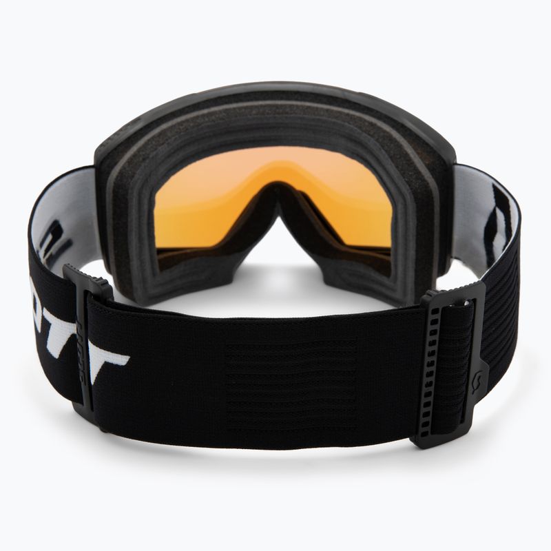 Ochelari de schi SCOTT Shield mineral black/white/amp iluminator blue chrome 3