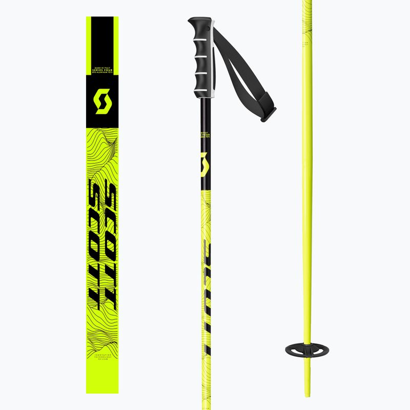 Bețe de schi SCOTT Sea neon yellow 9