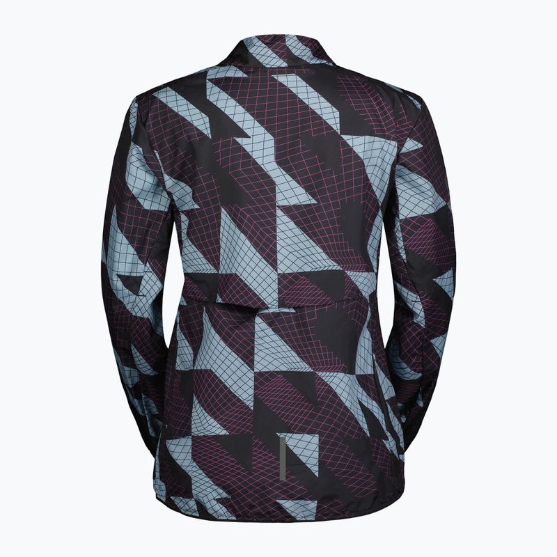 Geacă de vânt pentru femei SCOTT Endurance Tech Windbreaker black/morning blue 2