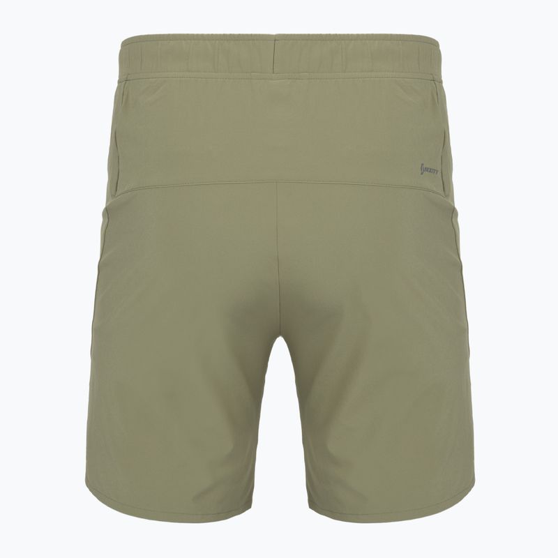 Pantaloni scurți de alergare pentru bărbați SCOTT Endurance LT hay green 2