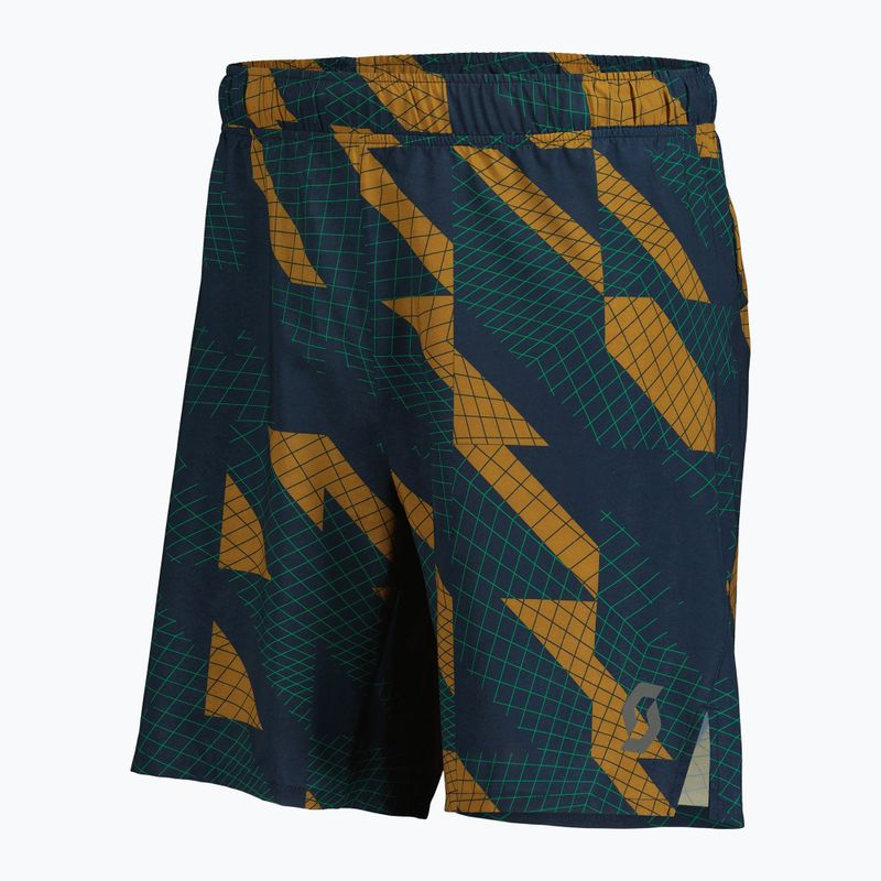 Pantaloni scurți de alergare pentru bărbați SCOTT Endurance LT dark blue/bread brown