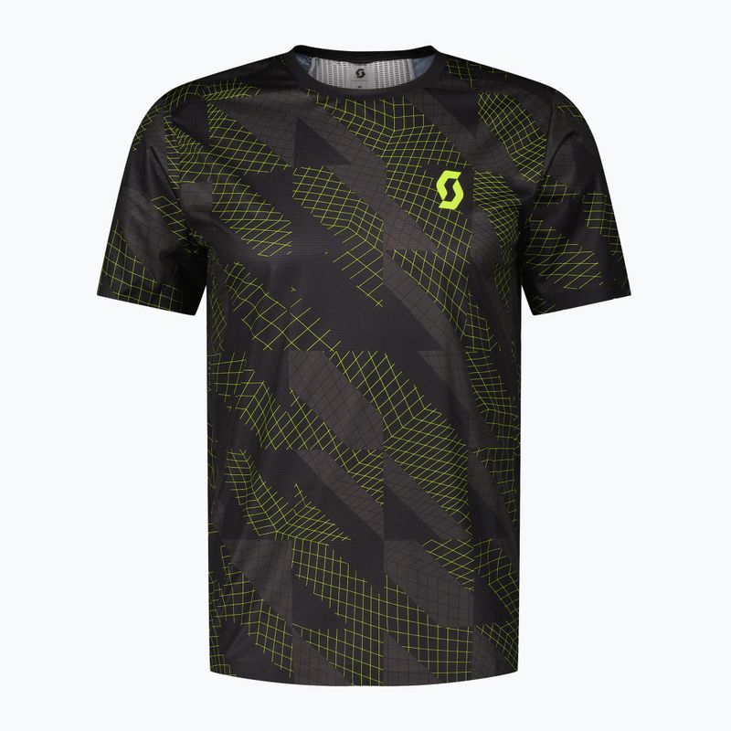 Tricou de alergare pentru bărbațiSCOTT RC Run black/yellow