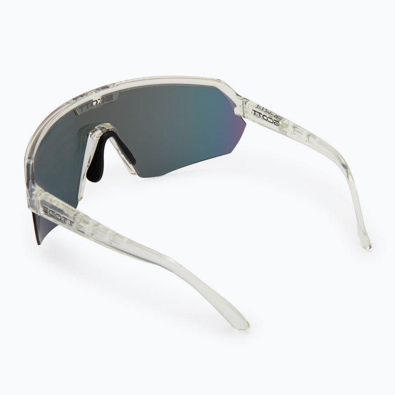 Ochelari de soare SCOTT Sport Shield translucent/teal chrome 2