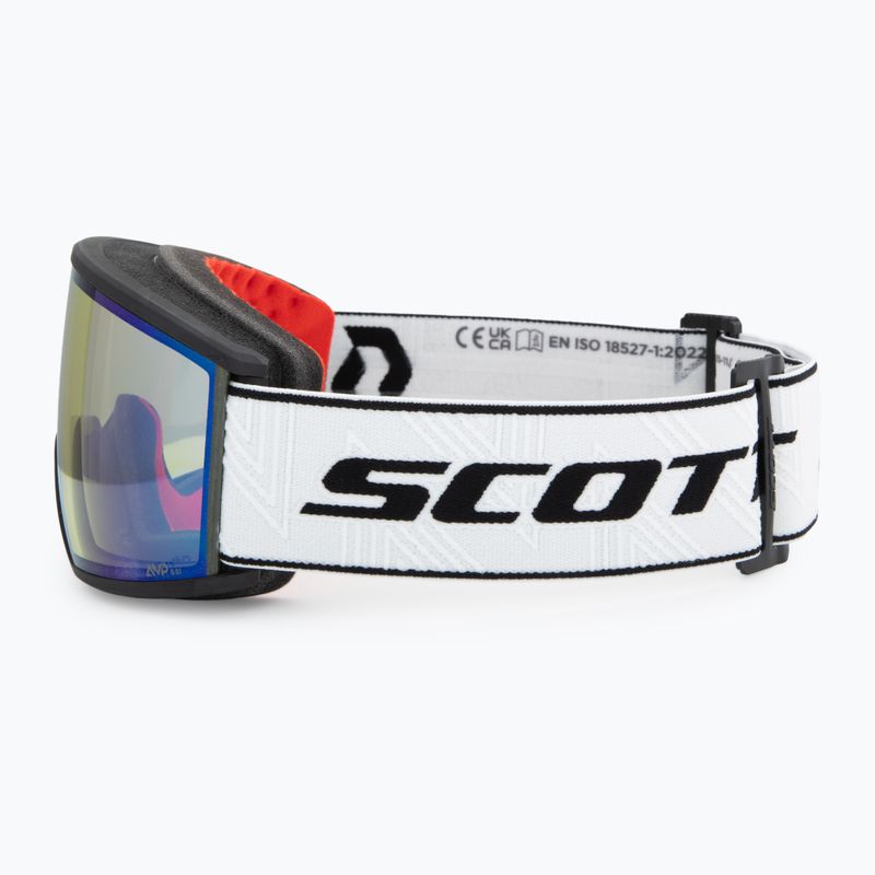 Ochelari de schi SCOTT Ambit black/white/amp aurora green chrome 4