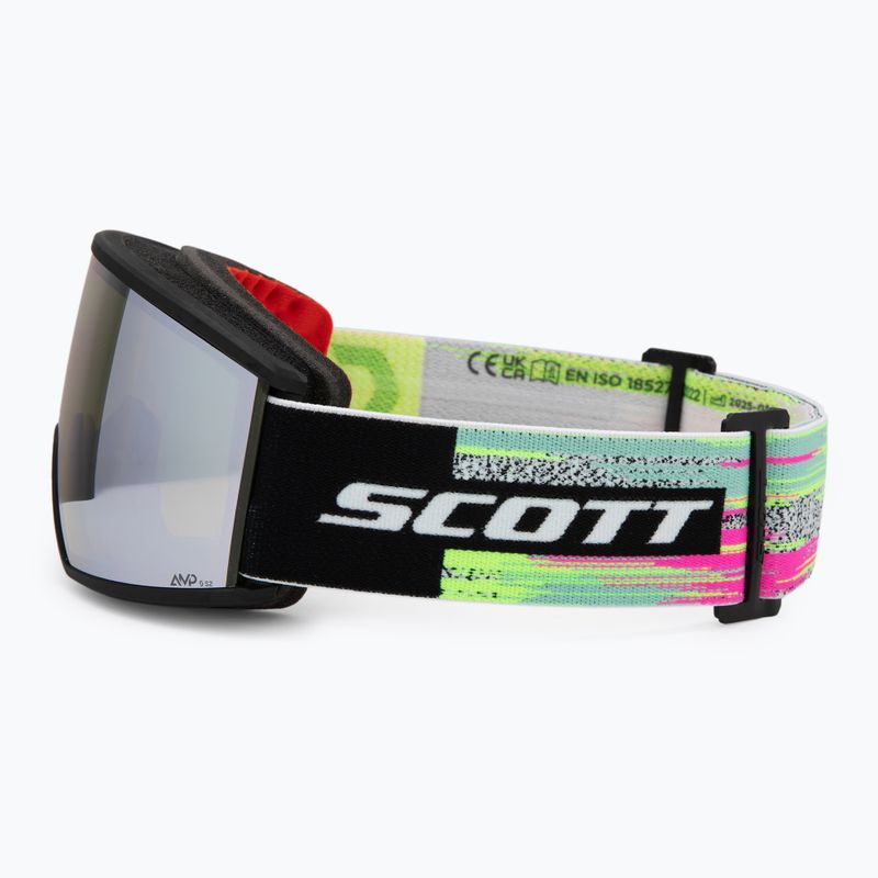 Ochelari de schi SCOTT Ambit black/neon yellow/amp white chrome 4