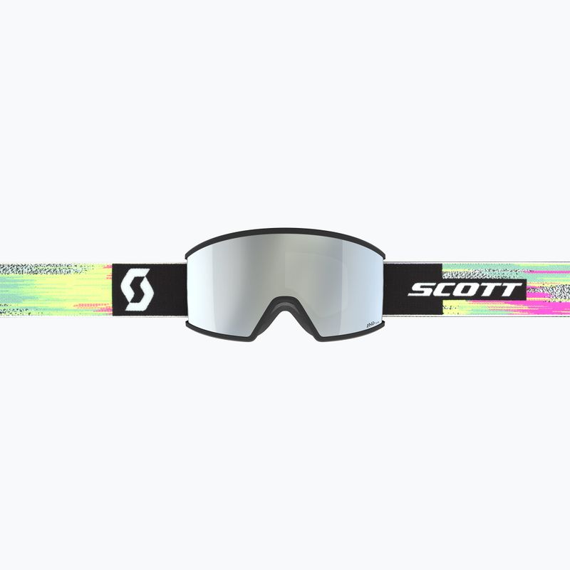 Ochelari de schi SCOTT Ambit black/neon yellow/amp white chrome 2
