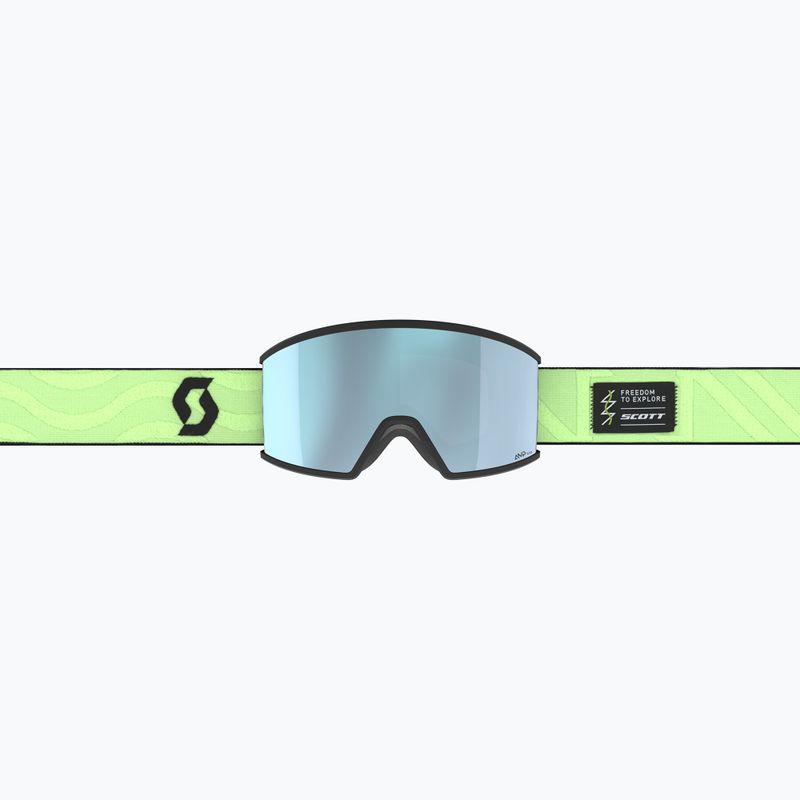 Ochelari de schi SCOTT Ambit glow green/amp ice chrome 2