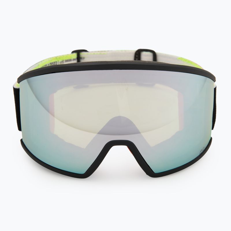 Ochelari de schi SCOTT Ambit Compact black/neon yellow/amp white chrome 2
