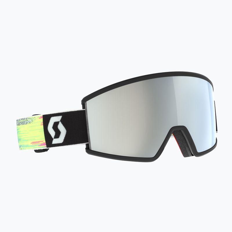 Ochelari de schi SCOTT Ambit Compact black/neon yellow/amp white chrome 5