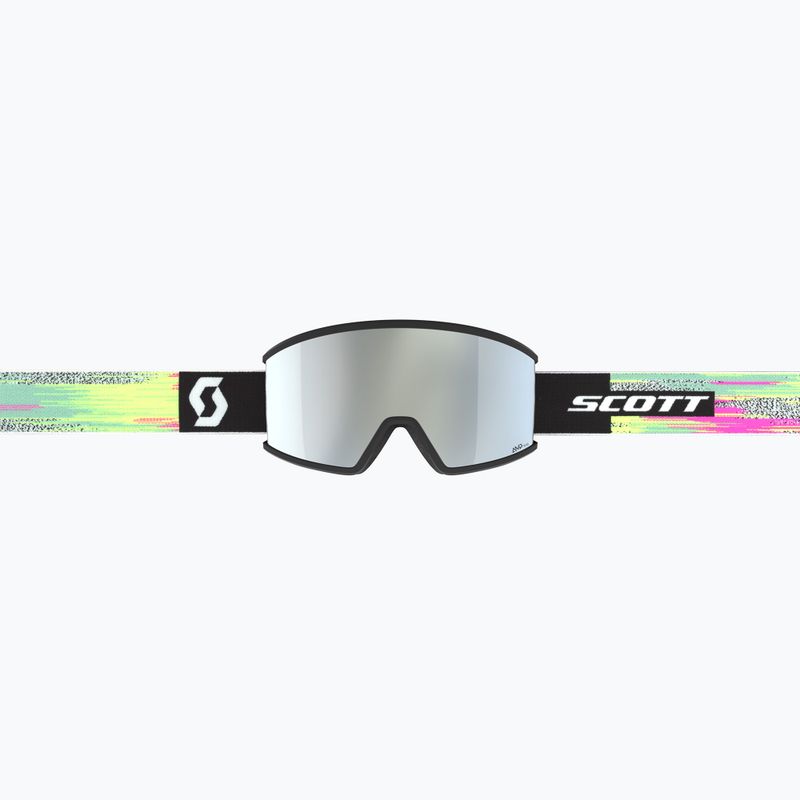 Ochelari de schi SCOTT Ambit Compact black/neon yellow/amp white chrome 6