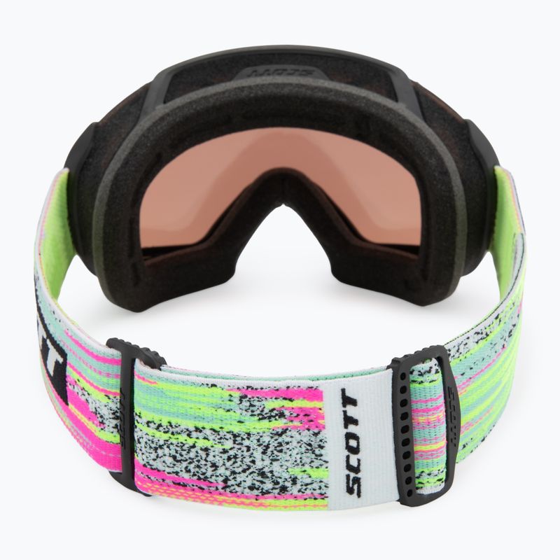 Ochelari de schi SCOTT Faze II black/neon yellow/amp silver chrome 3