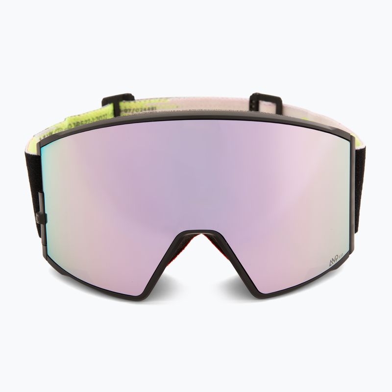 Ochelari de schi SCOTT React black/neon yellow/amp lavender chrome 3