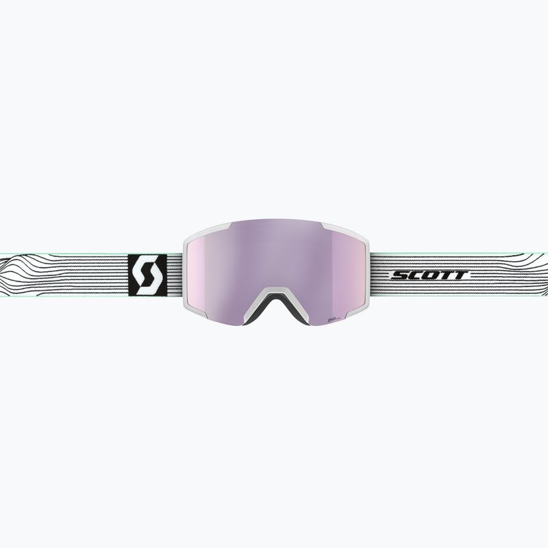 Ochelari de schi SCOTT Shield white/mint green/amp lavender chrome 2