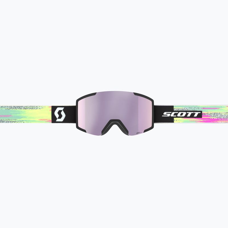 Ochelari de schi SCOTT Shield black/neon yellow/amp lavender chrome 2