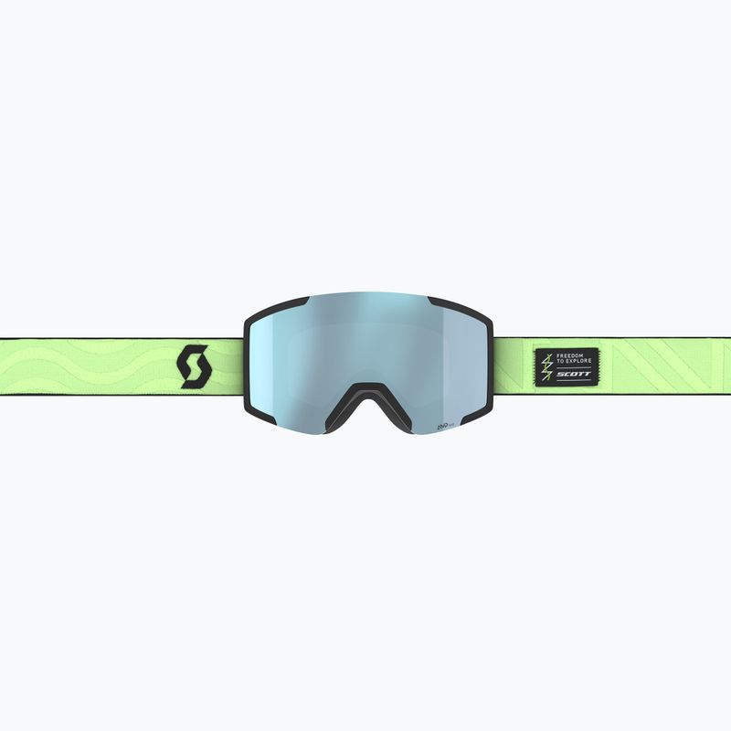 Ochelari de schi SCOTT Shield glow green/amp ice chrome 2