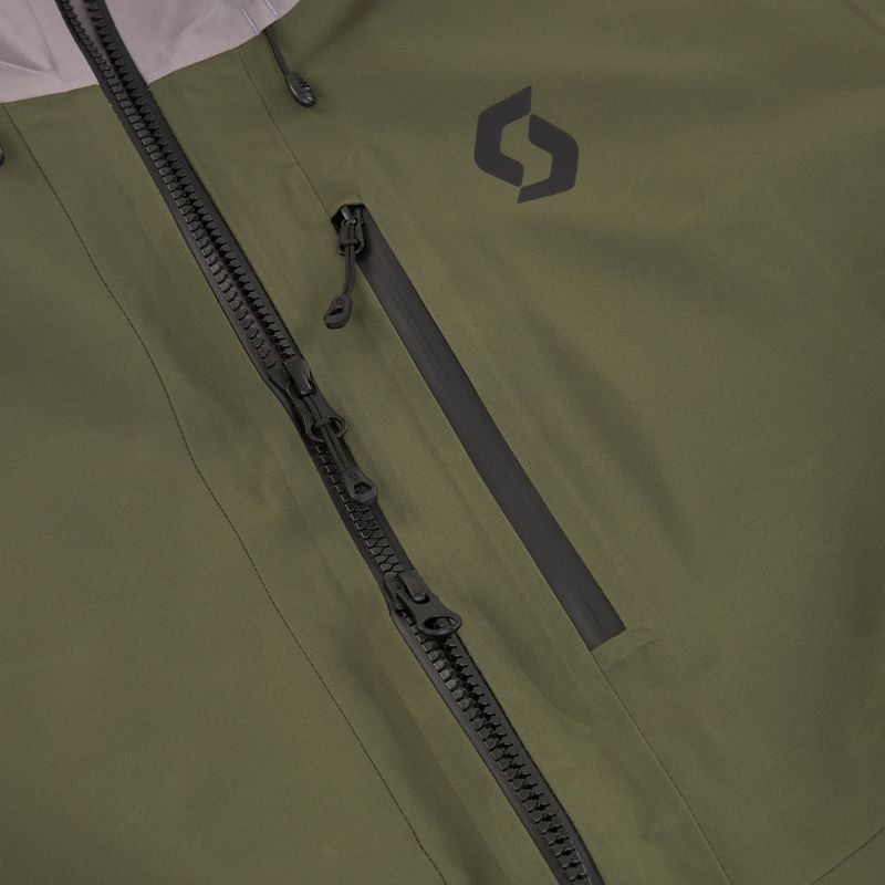 Geacă de schi pentru bărbați SCOTT Ultimate GTX Douglas Green/Evening Grey 4