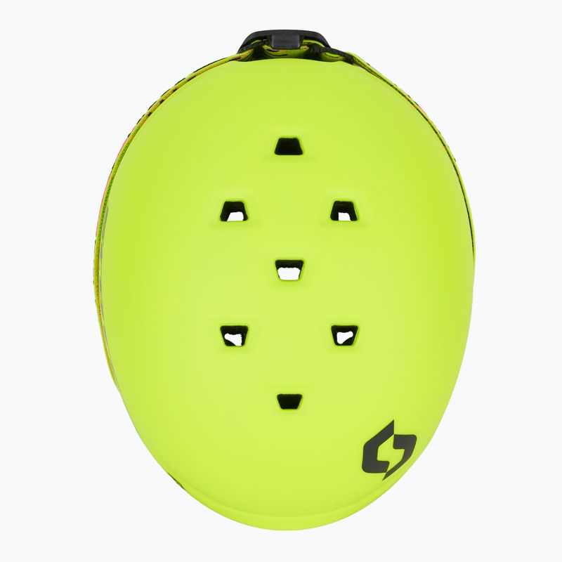 Cască de schi pentru copii SCOTT Keeper 2 + ochelari Witty neon yellow 6