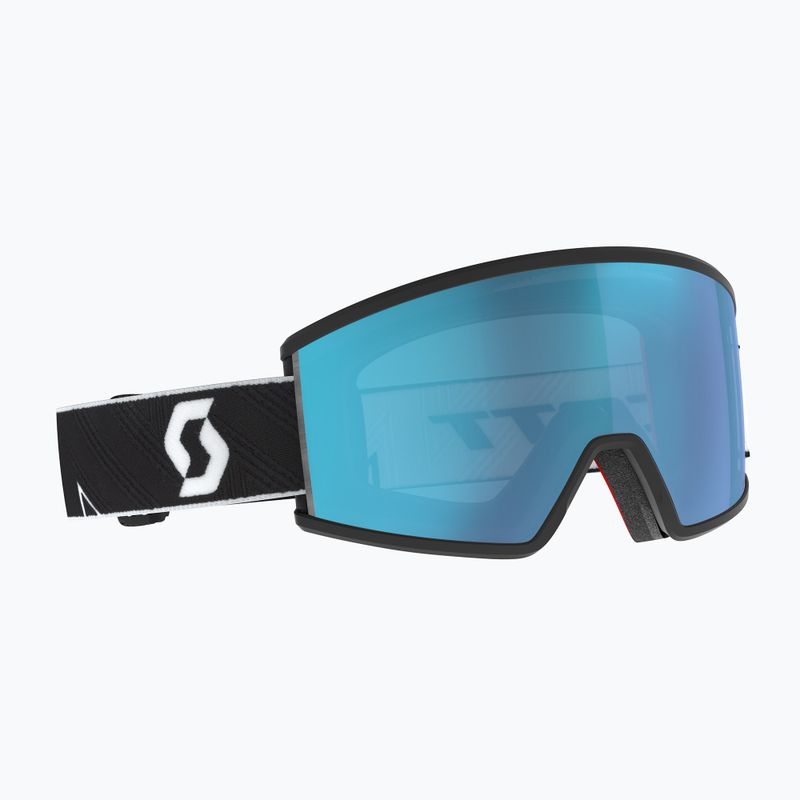 Ochelari de schi SCOTT Ambit Compact black/white/amp aurora green chrome 5
