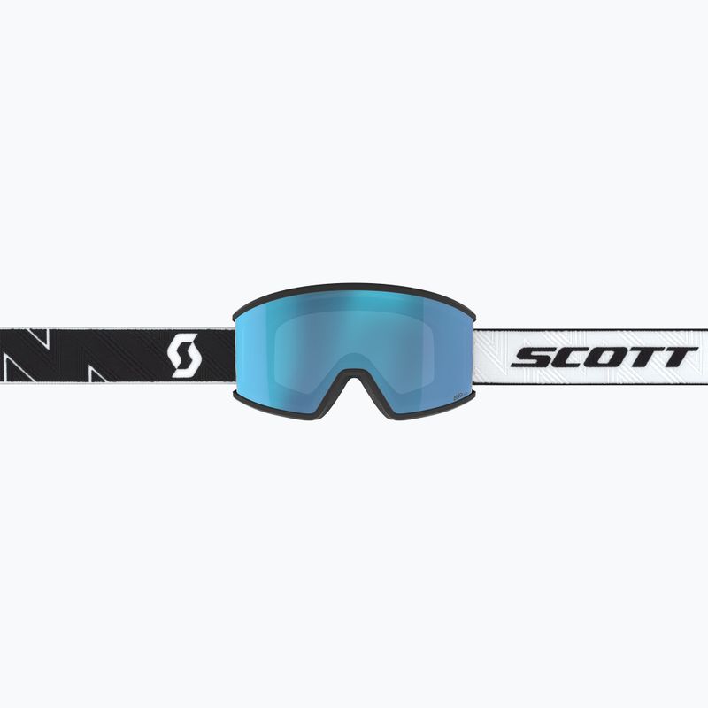 Ochelari de schi SCOTT Ambit Compact black/white/amp aurora green chrome 6